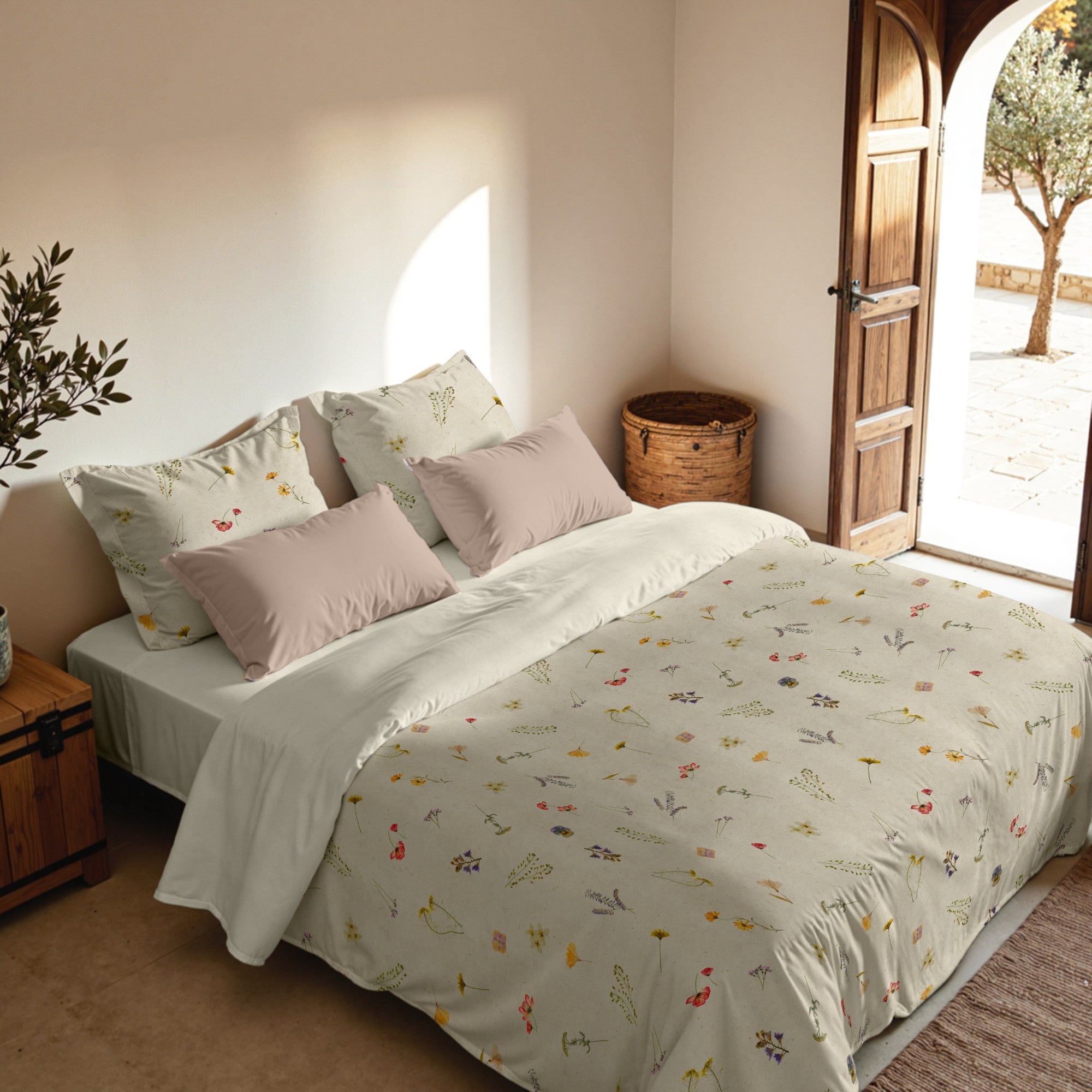 Miravet 300 thread poplin duvet cover