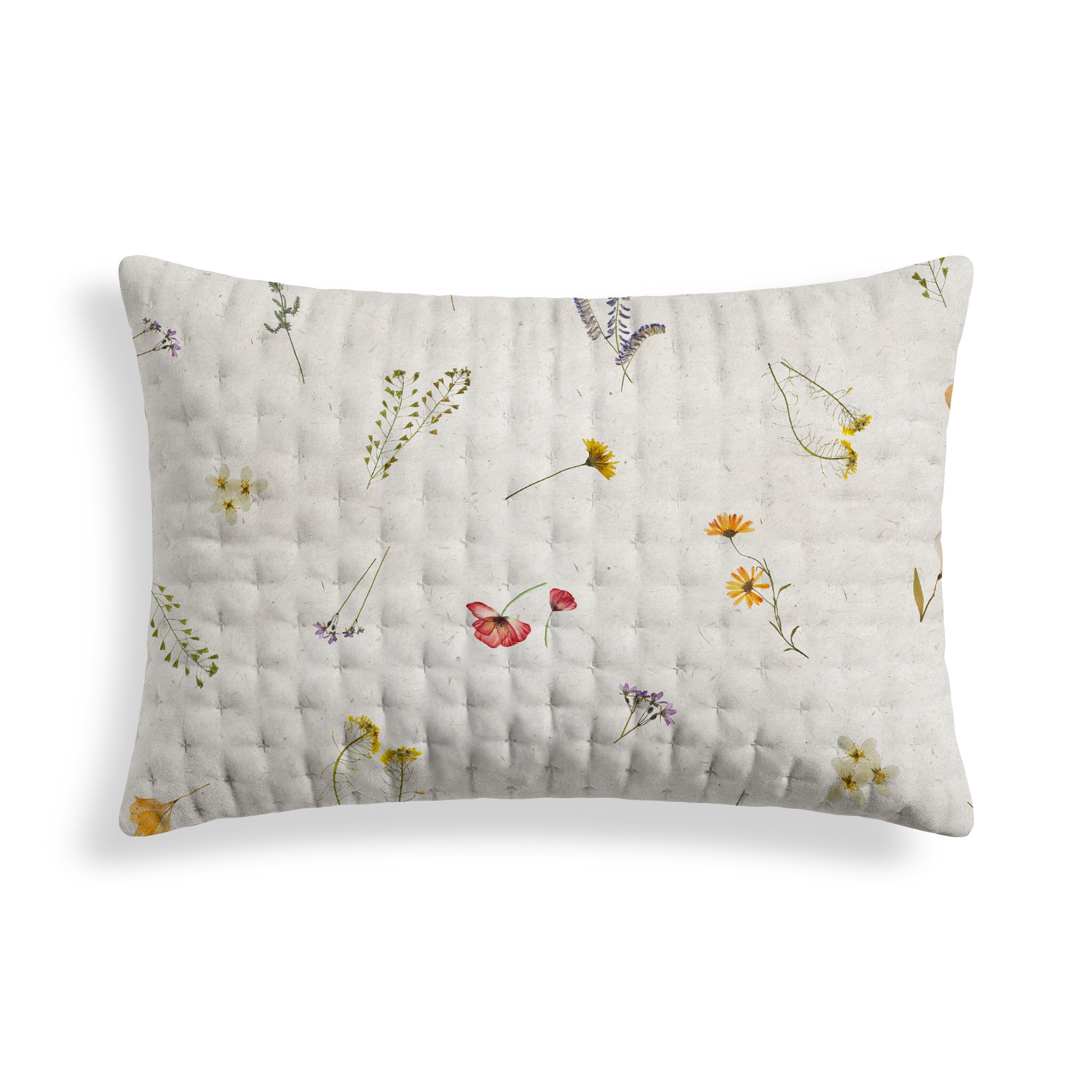 Miravet printed quilted pillowcase 50x80 cm