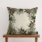 100% cotton Mistletoe cushion cover A 50x50 cm