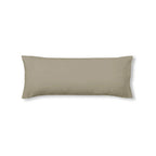 Funda de almohada percal 200 hilos lisa Moka