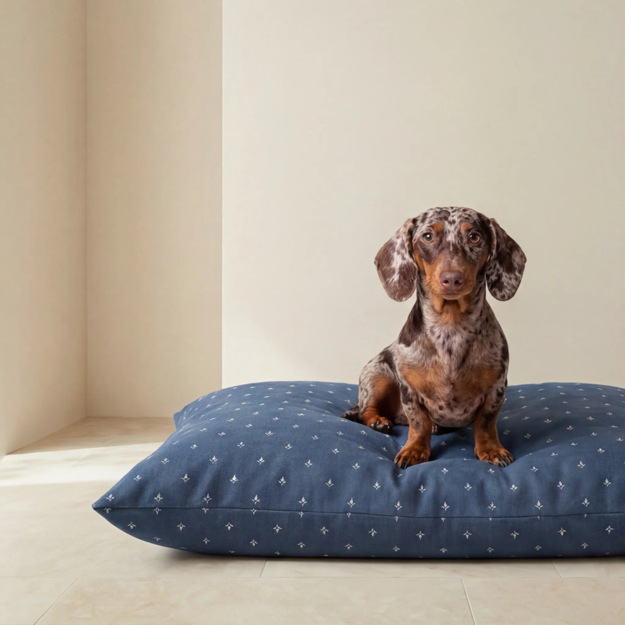 Stain-Resistant Removable Pet Bed Monina Denim 8