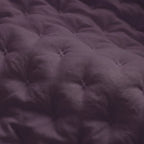 Couvre-lit matelassé uni, violet, doux au toucher