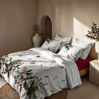 Duvet cover with clicks Mistletoe