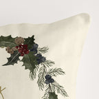 100% cotton Christmas Mistletoe cushion cover A 50x50 cm