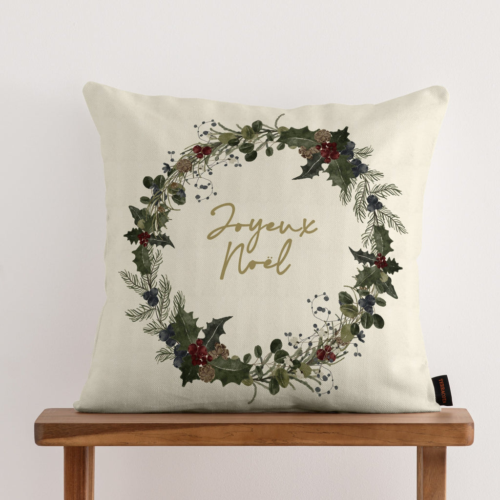 100% cotton Christmas Noel cushion cover A 50x50 cm
