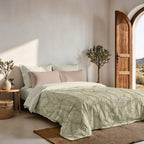 Nijar Green 300 thread poplin duvet cover