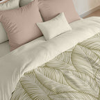 Nijar Green 300 thread poplin duvet cover