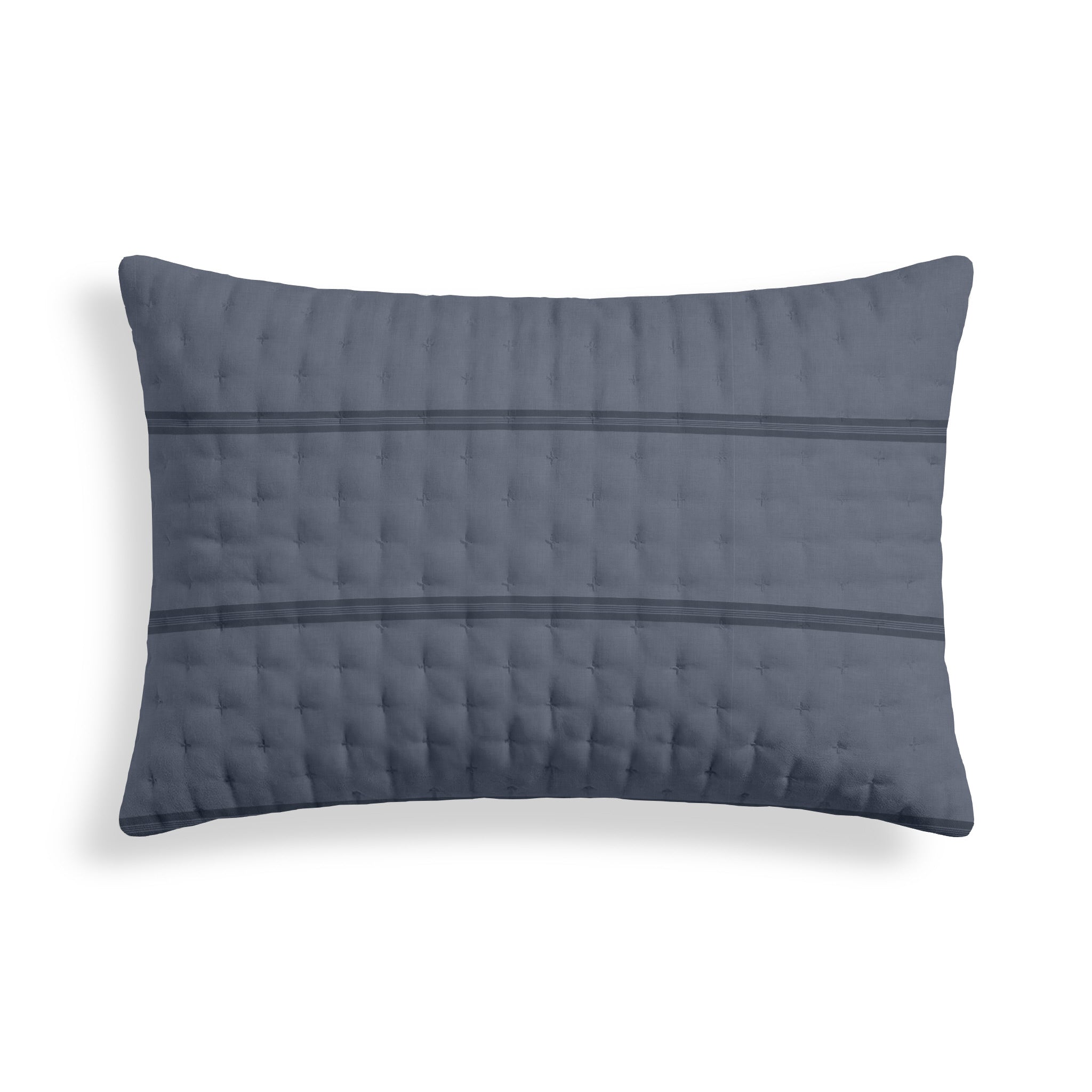 Nua Printed Quilted Pillowcase Light Blue 50x80 cm