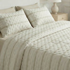 Couette Nua Beige imprimée bouti douce au toucher