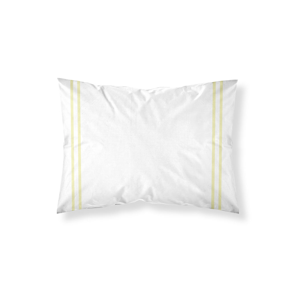 Funda de almohada Oliva Amarillo Claro percal 200 hilos