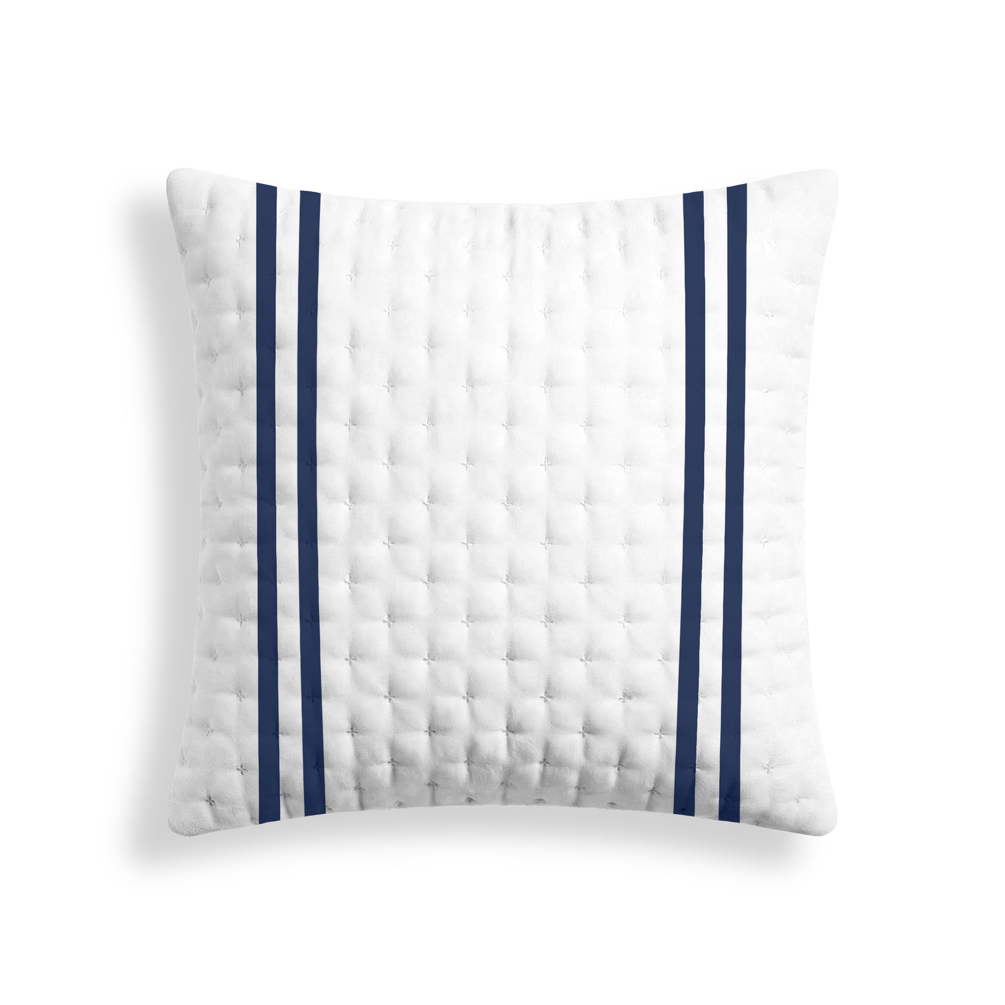 Quilted Printed Pillow Sham Olive Blue