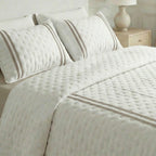 Olive Beige printed bouti quilt soft touch