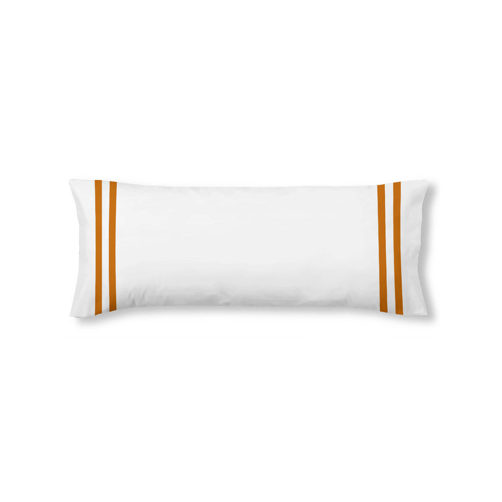 Funda de almohada Oliva Naranja percal 200 hilos