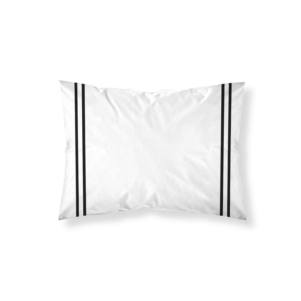 Funda de almohada Oliva Negro percal 200 hilos