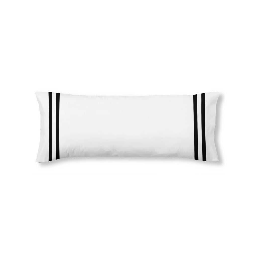 Funda de almohada Oliva Negro percal 200 hilos