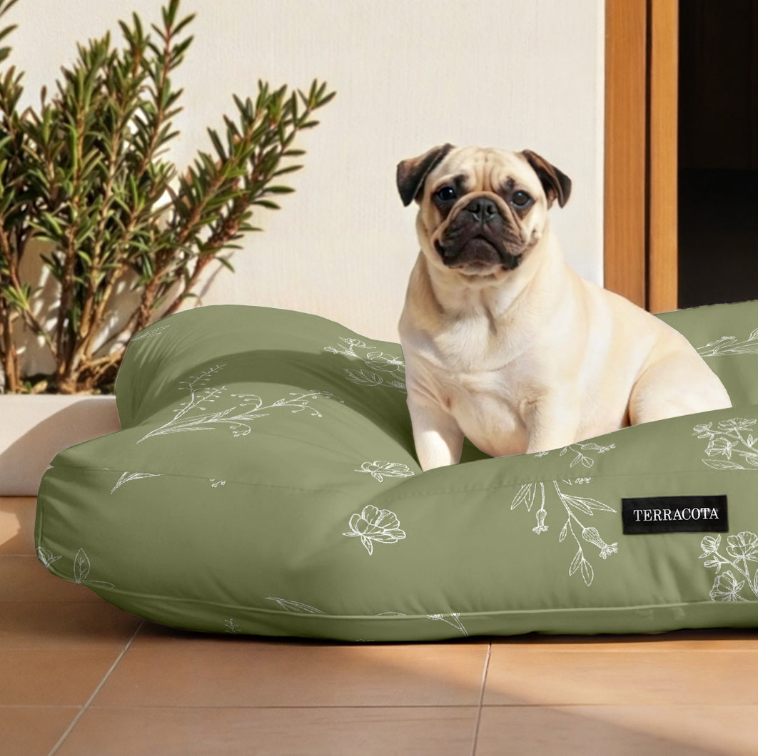 Orba Thick Quilted Stain-Resistant Pet Bed