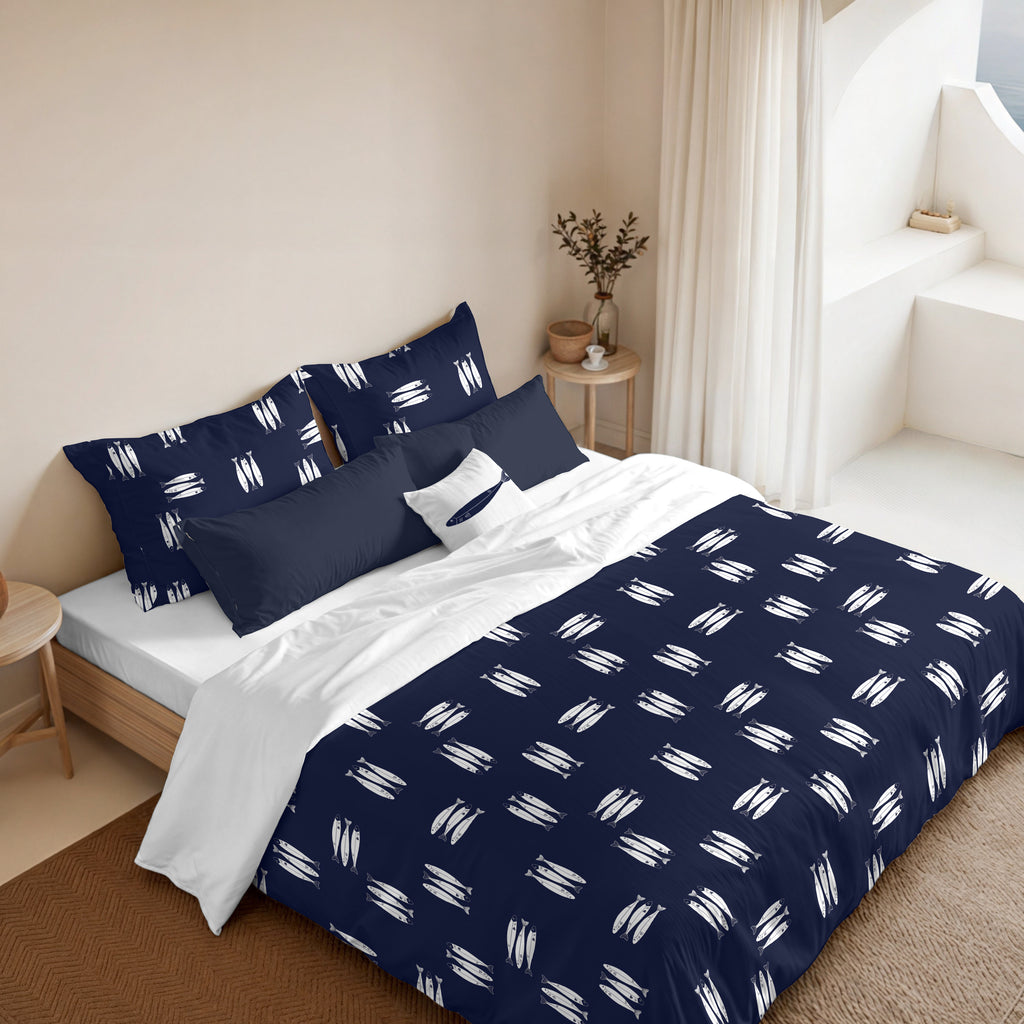 Oropesa Blue Duvet Cover 200 Threads