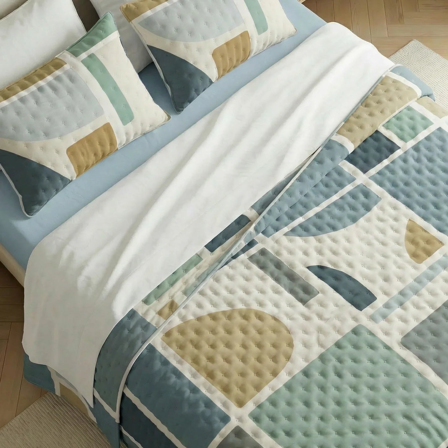 Peñíscola printed bedspread with a soft feel