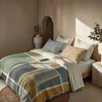 Peñíscola 300 thread poplin duvet cover