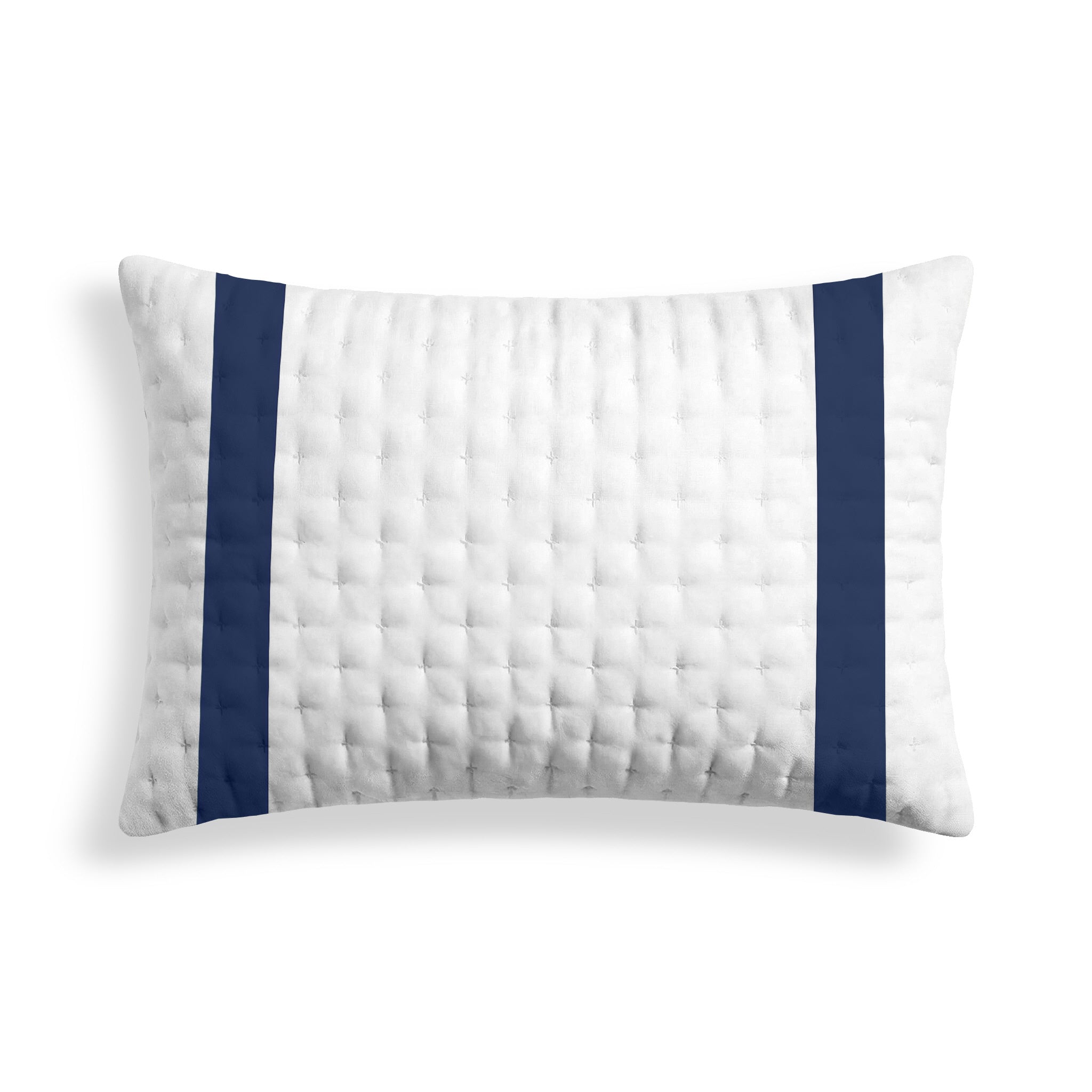 Portixol Blue Printed Quilted Pillowcase 50x80 cm