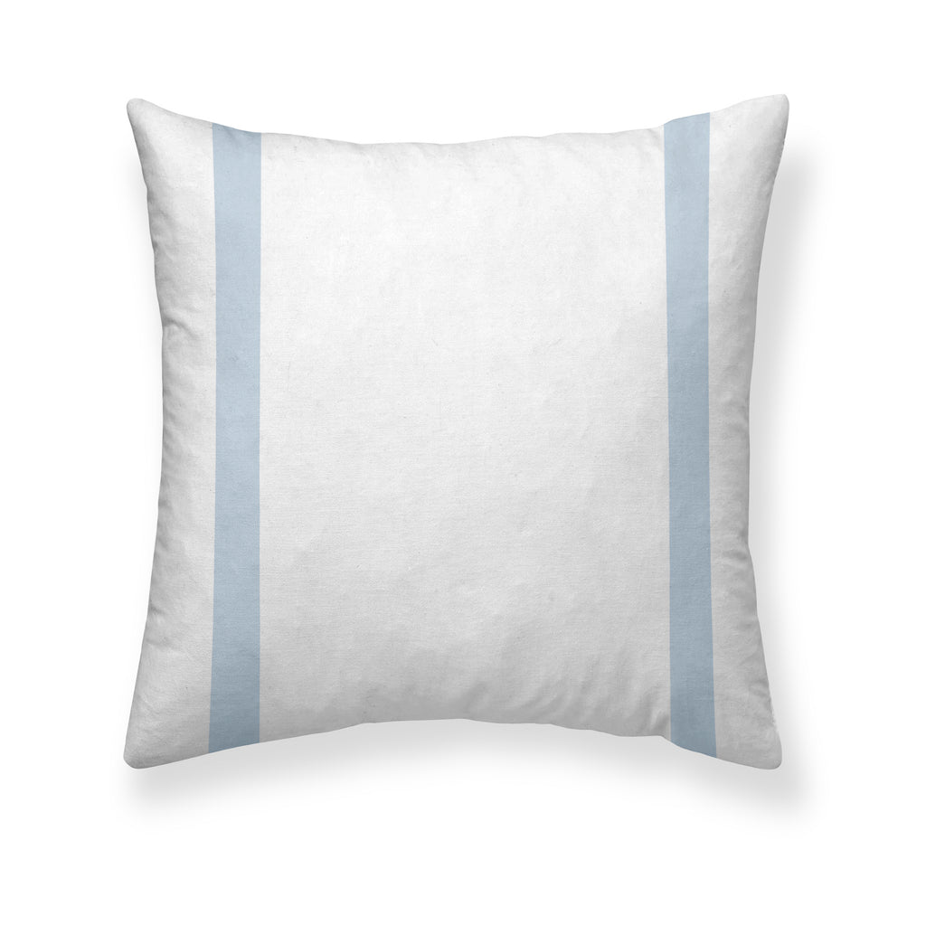 Housse d'oreiller Portixol bleu clair percale 200 fils/cm²