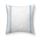 Housse d'oreiller Portixol bleu clair percale 200 fils/cm²