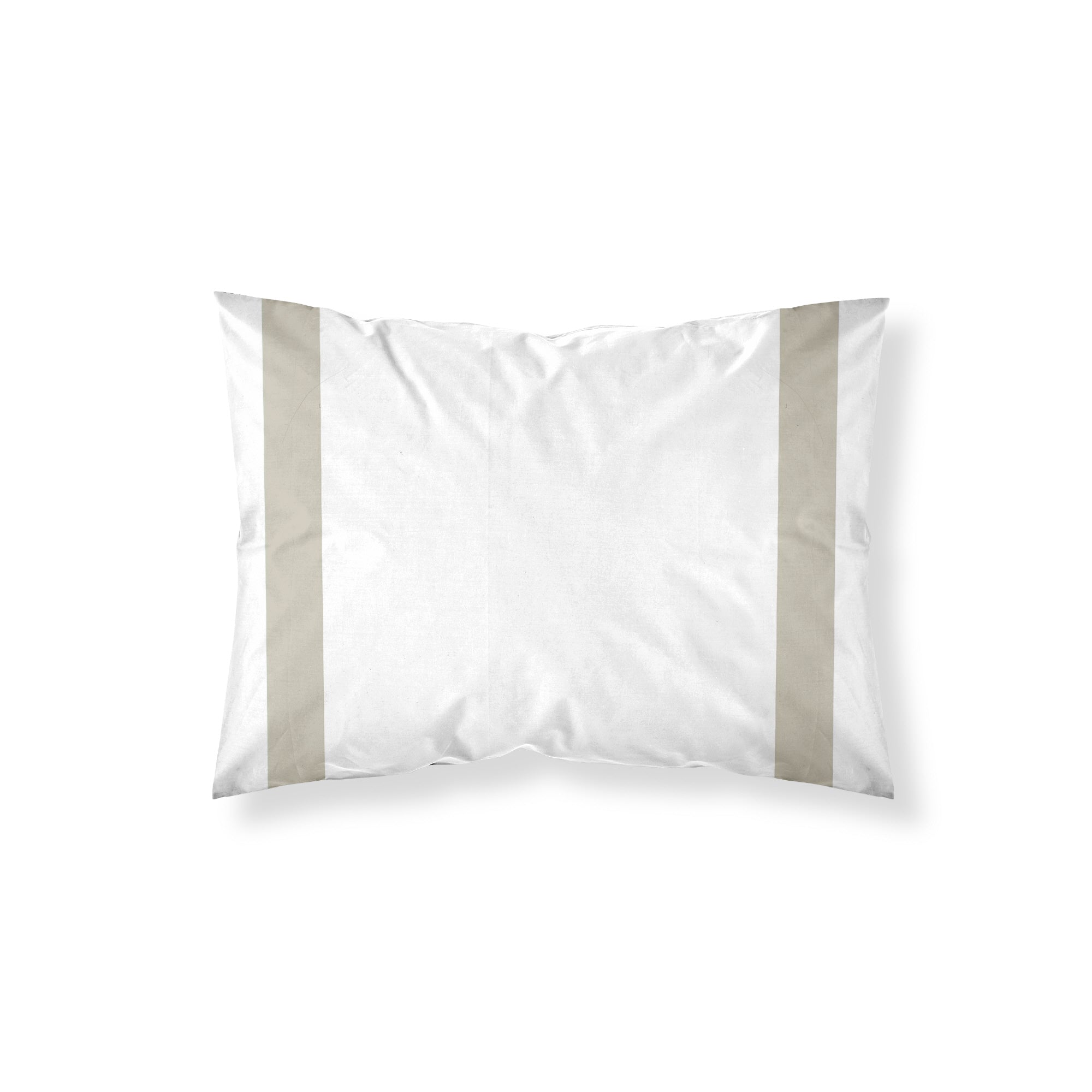 Funda de almohada Portitxol Beige percal 200 hilos