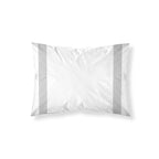 Funda de almohada Portitxol Plateado percal 200 hilos