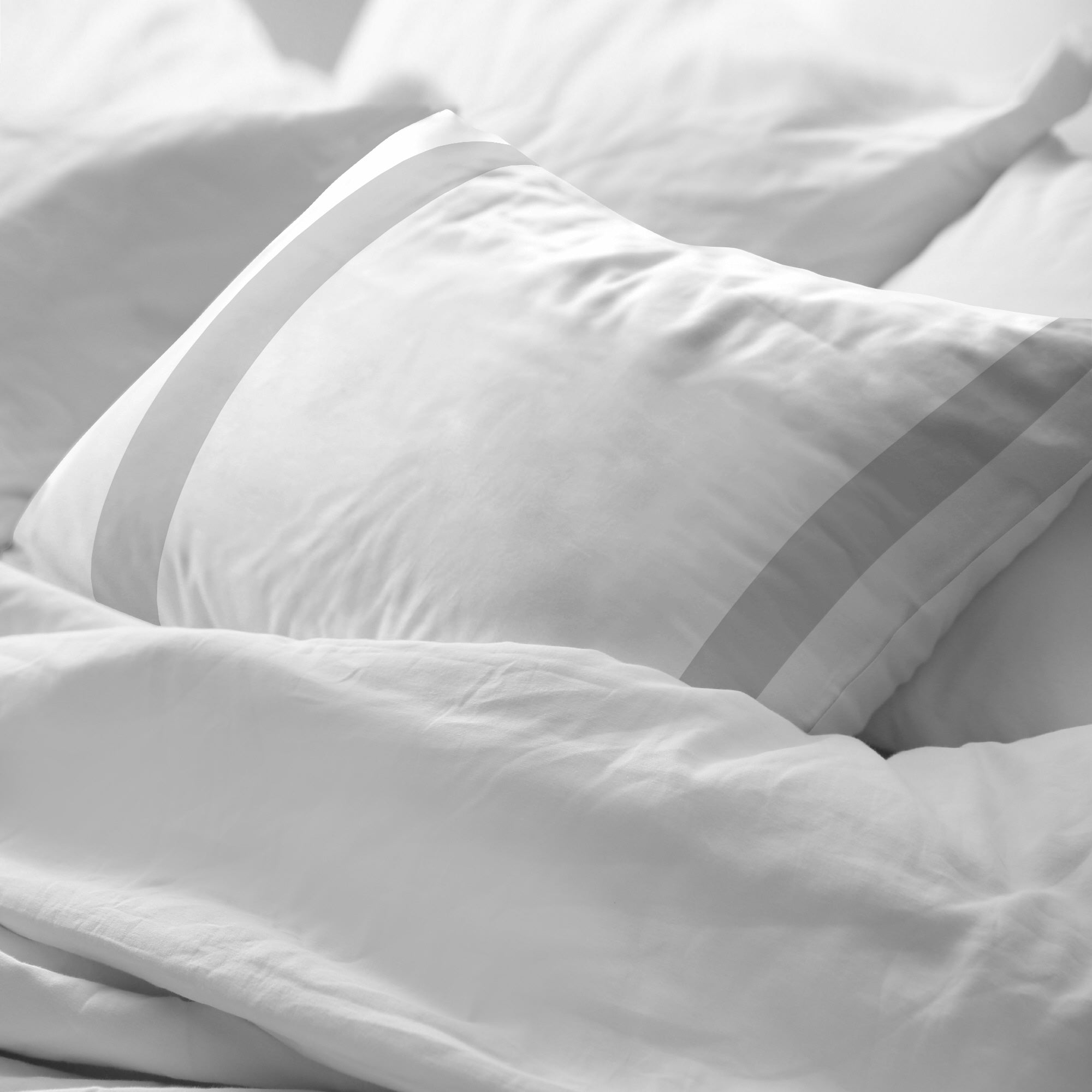 Funda de almohada Portitxol Plateado percal 200 hilos