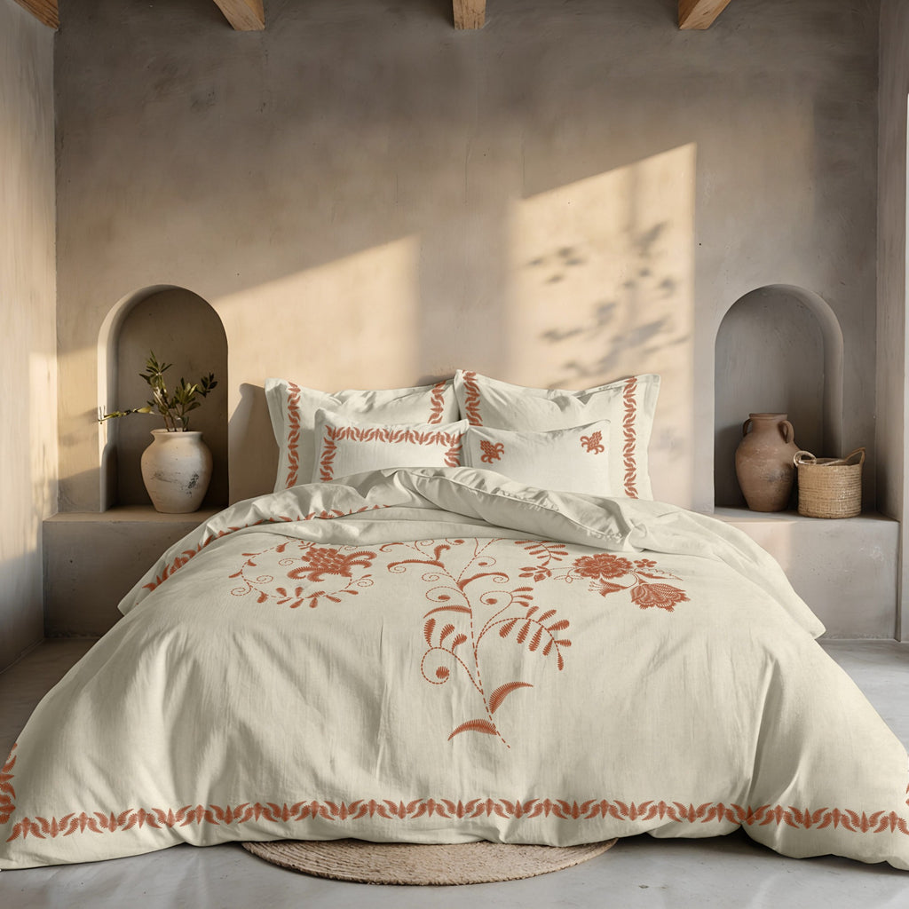 Portocolom 300 thread poplin duvet cover