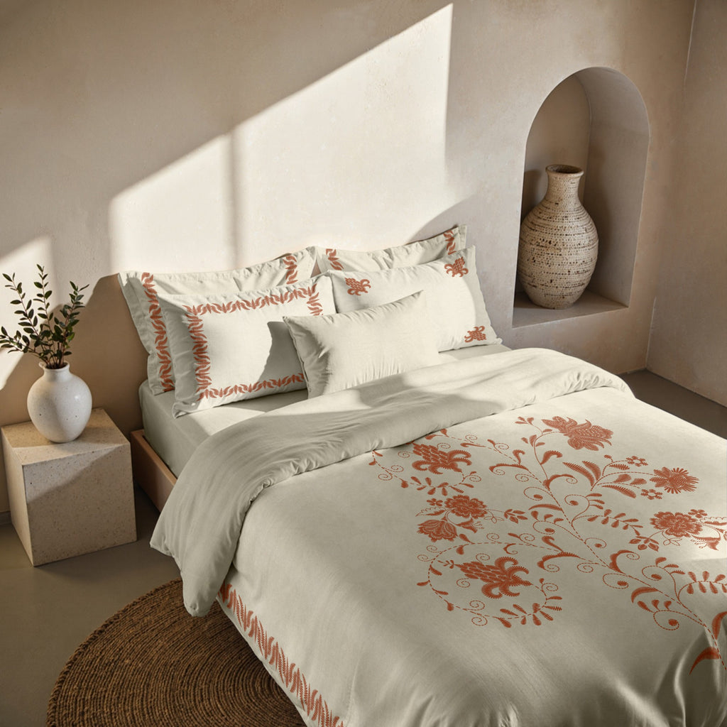 Portocolom 300 thread poplin duvet cover