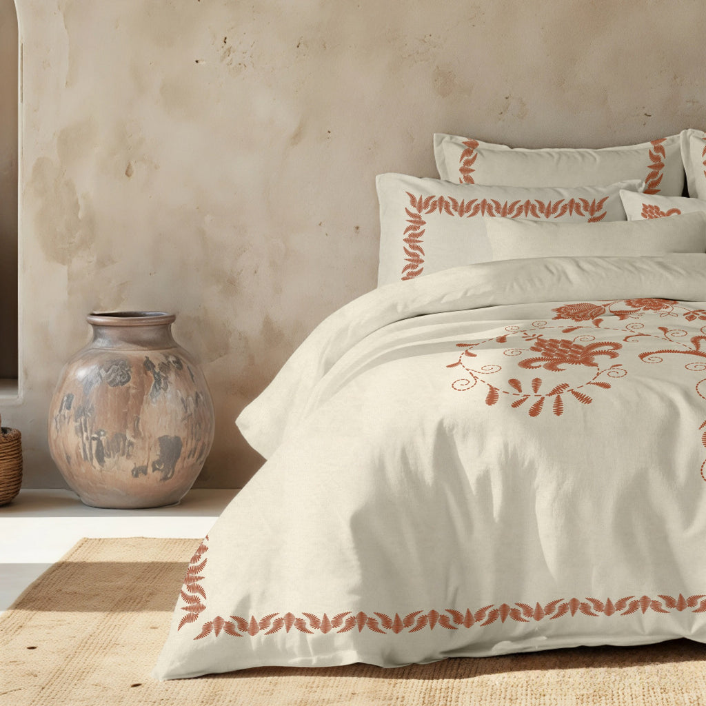 Portocolom 300 thread poplin duvet cover