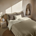 Prades poplin duvet cover 300 threads