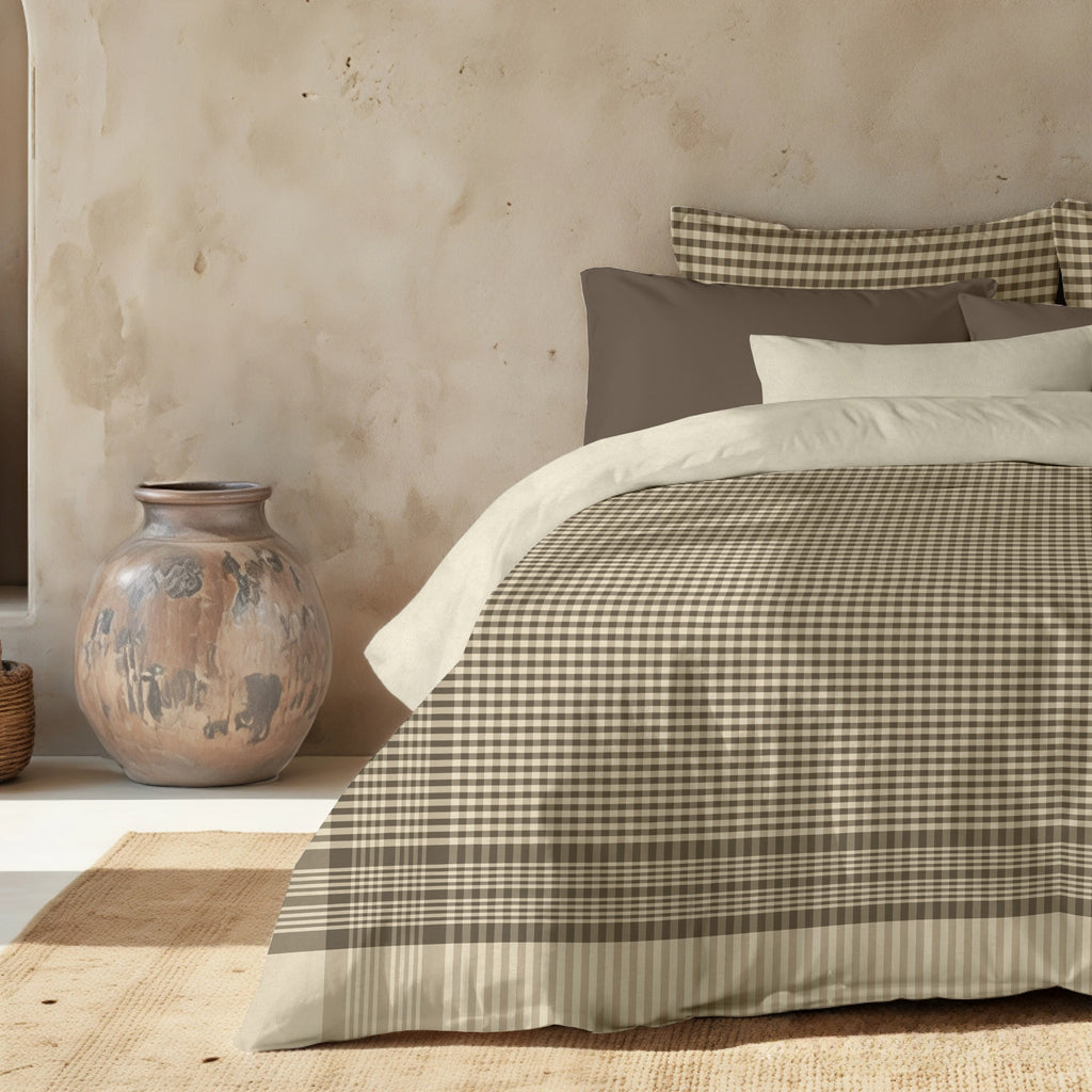 Prades poplin duvet cover 300 threads