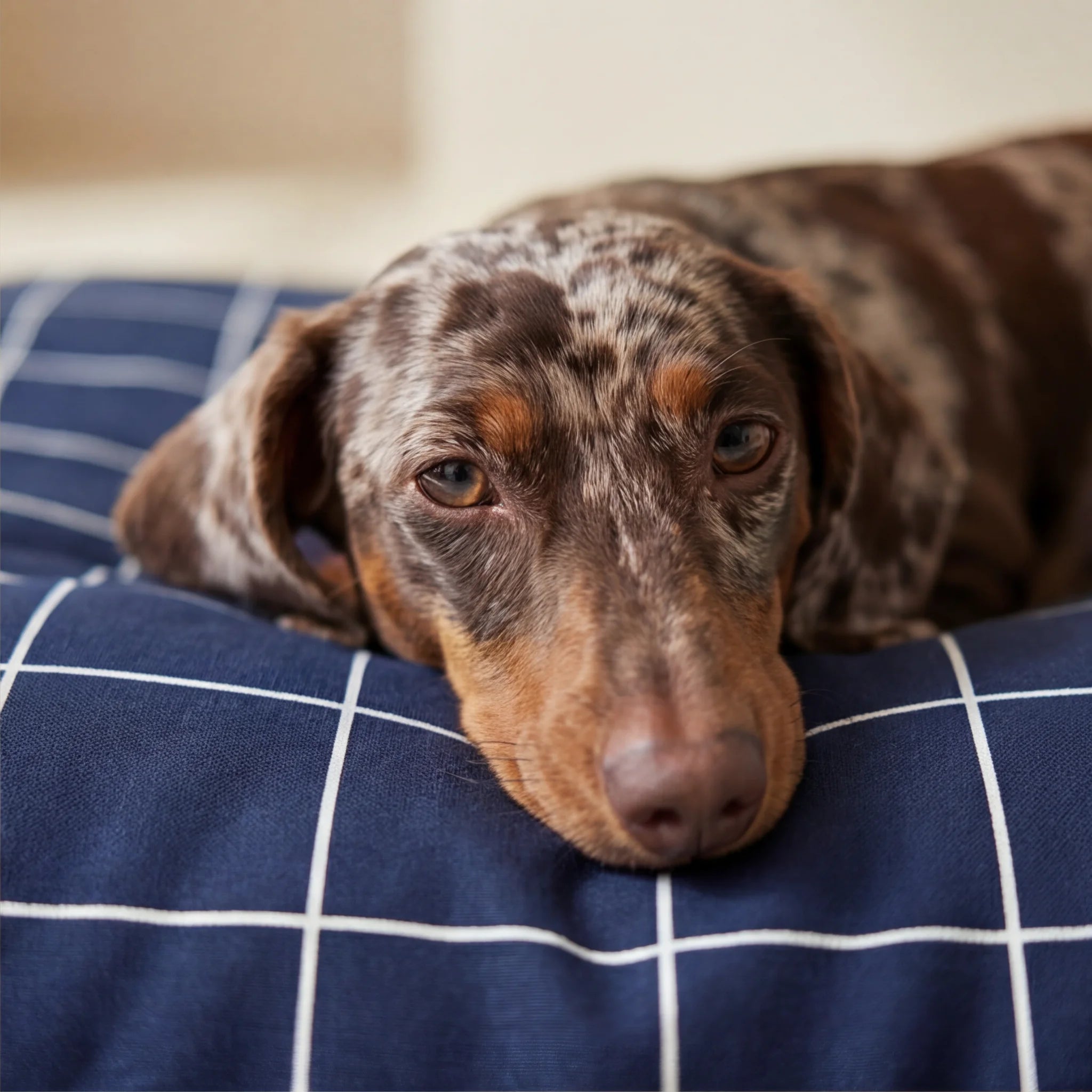 Lit pour animaux de compagnie déhoussable anti-taches Pumba Marine