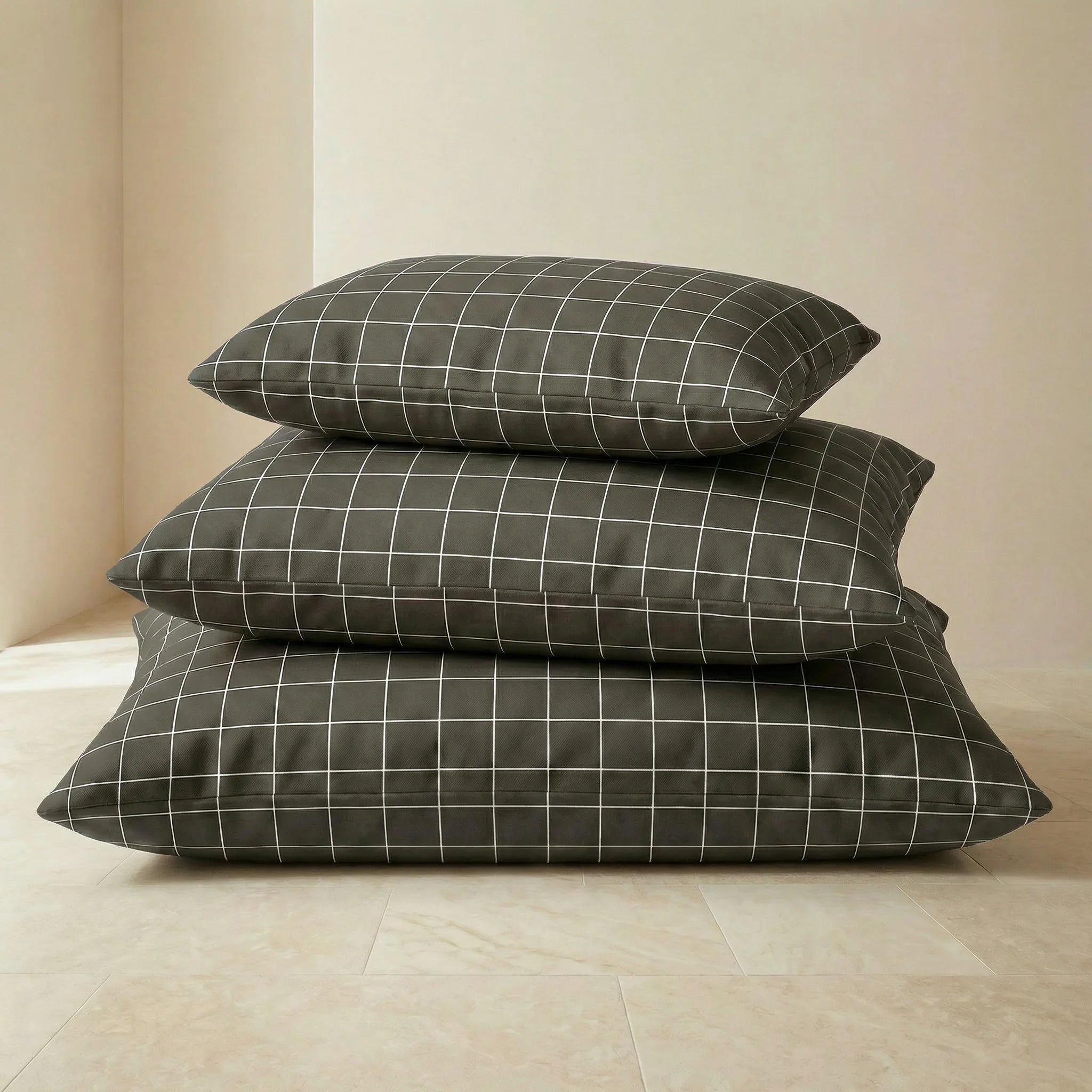 Lit déhoussable et anti-taches Pumba Marron pour animaux de compagnie