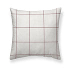 Red Windowpana Pillowcase