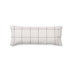 Red Windowpana Pillowcase