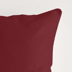100% cotton cushion cover, plain red, 50x50 cm