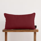 100% cotton cushion cover, plain red, 30x50 cm