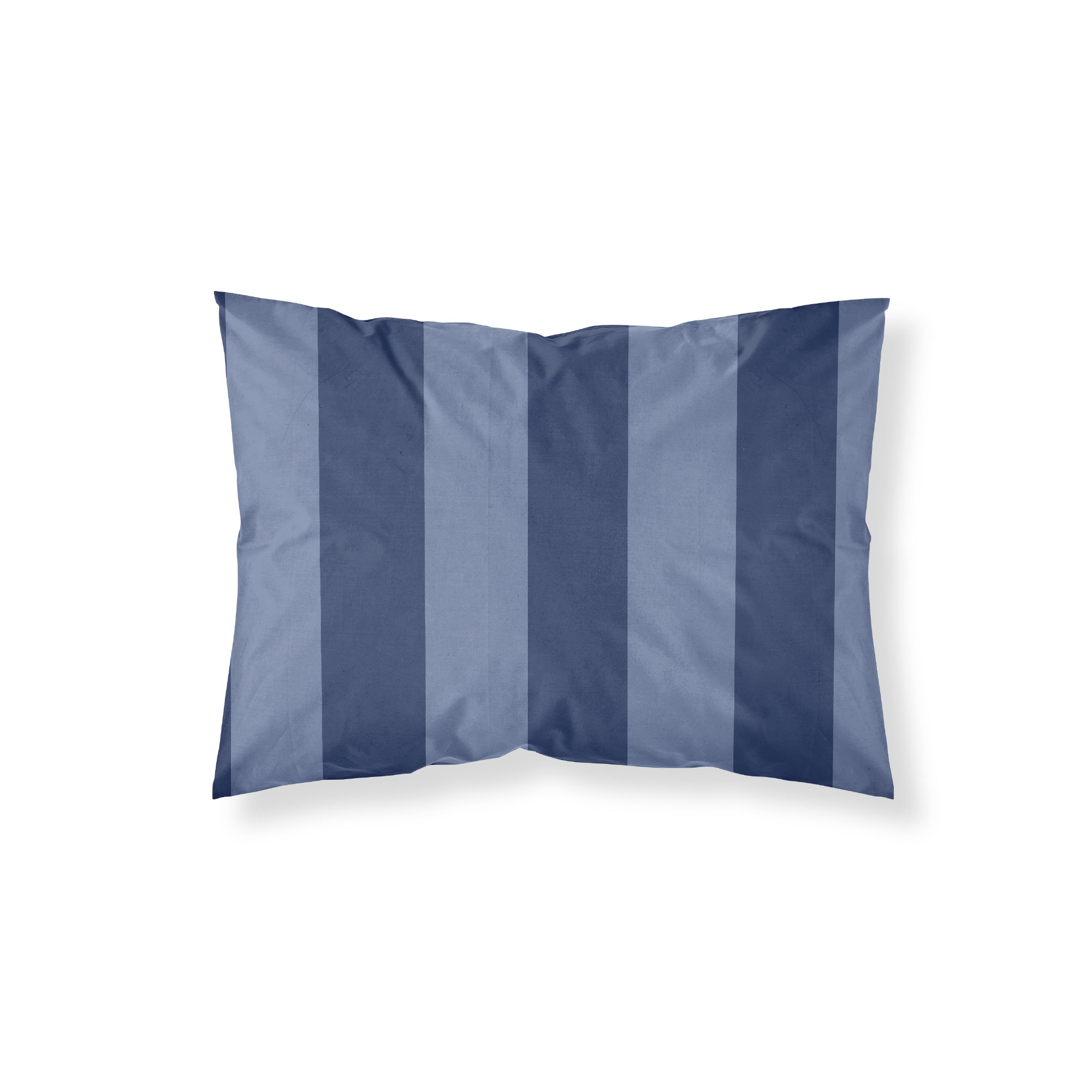 Romani Blue Percale Pillowcase 200 Thread Count