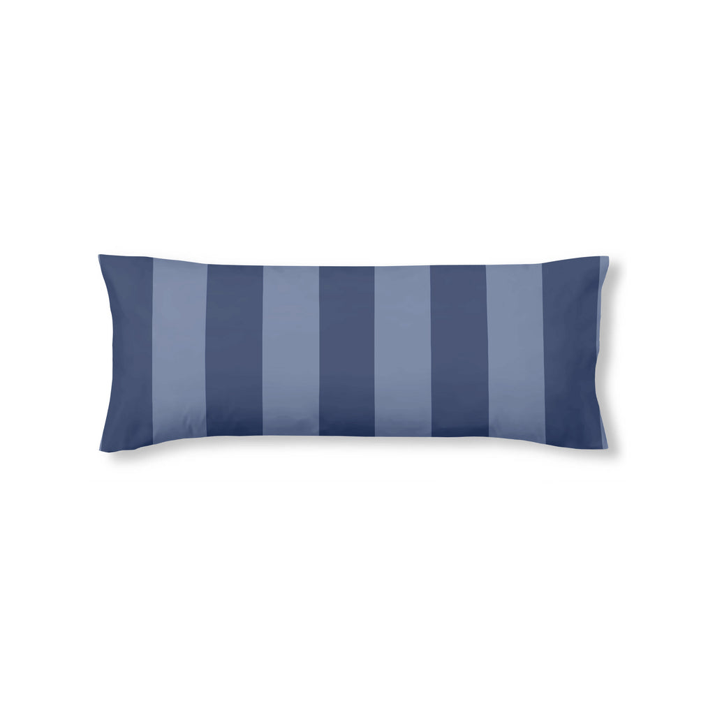 Romani Blue Percale Pillowcase 200 Thread Count