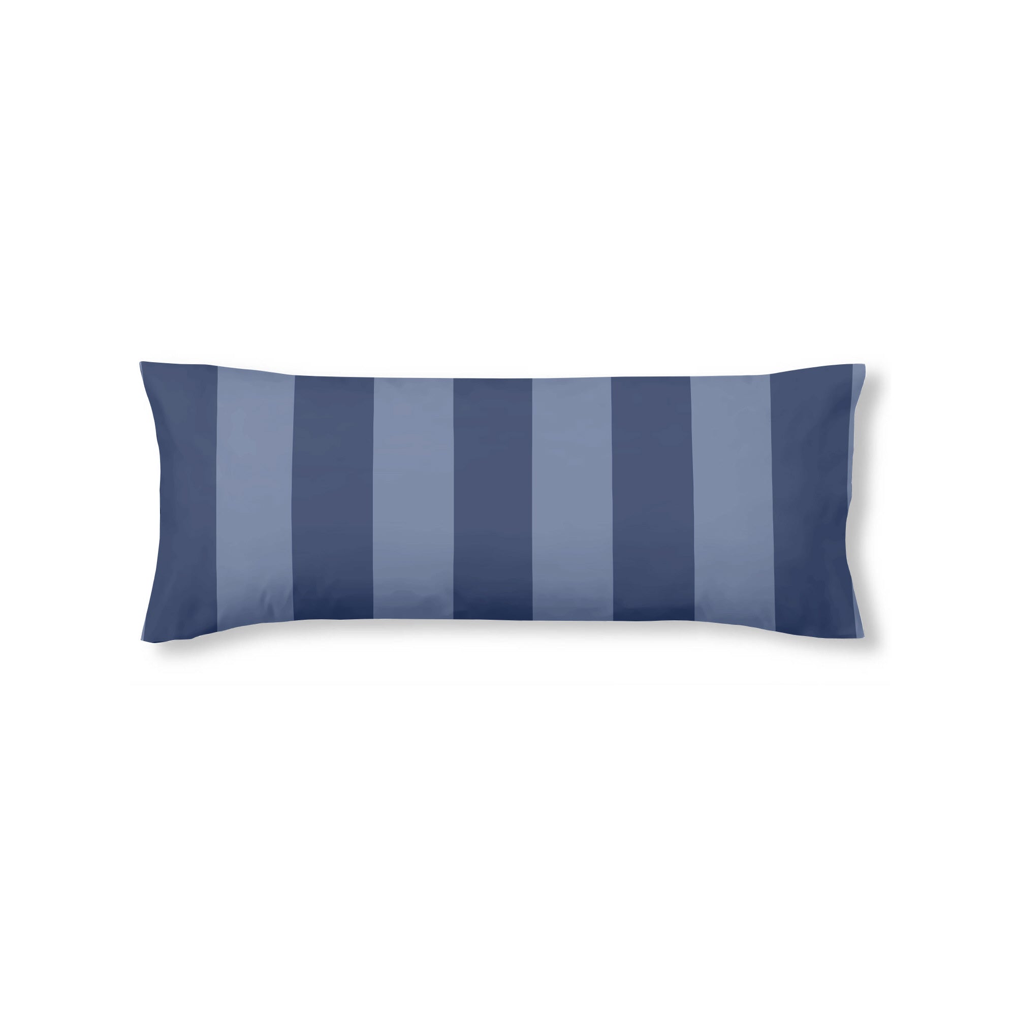 Romani Blue Percale Pillowcase 200 Thread Count