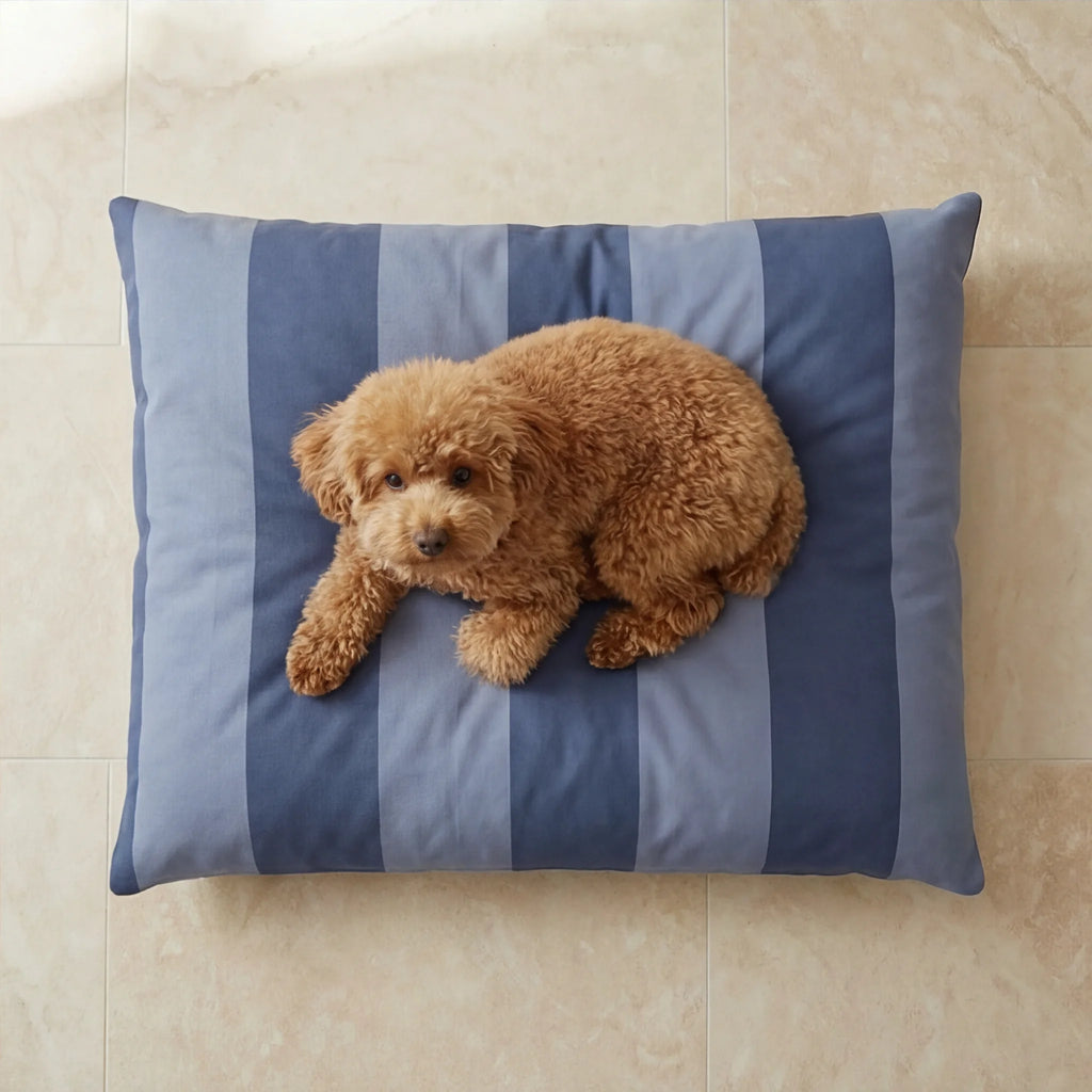 Removable Stain-resistant Pet Bed Romani Blue