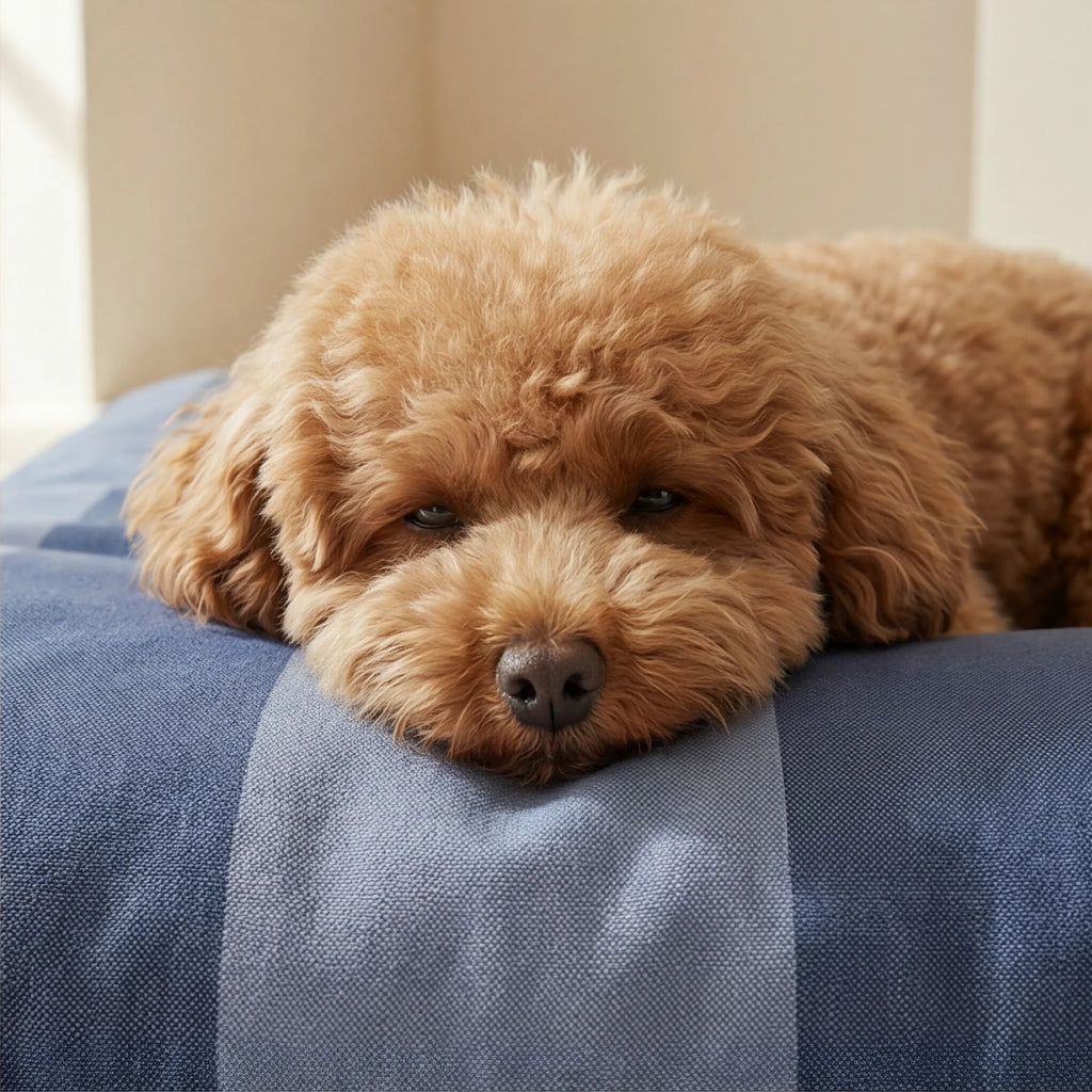Stain-resistant Pet Bed Cover Romani Blue