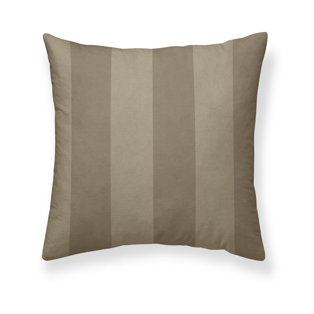 Romani Brown Percale Pillowcase 200 Thread Count