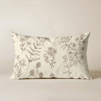 Romani Brown Cushion Cover, 100% Cotton, 30x50 cm