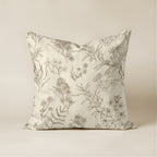 Romani Brown Cushion Cover, 100% Cotton, 50x50 cm