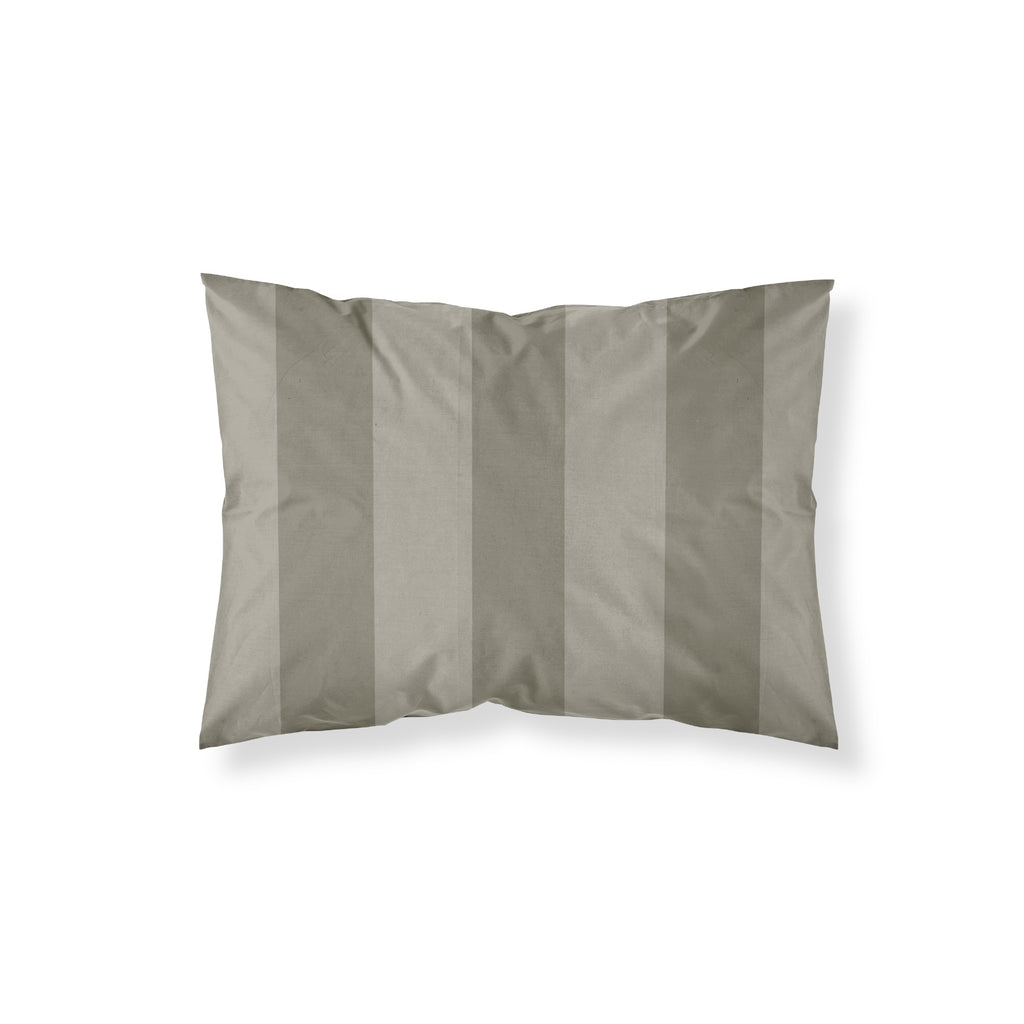 Funda de almohada Romani Marron tacto suave