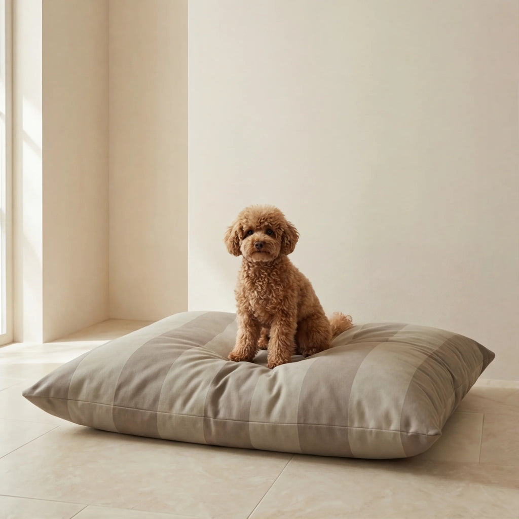 Removable stain-resistant pet bed Romani Brown